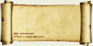 Milja Brošković vizit kartica